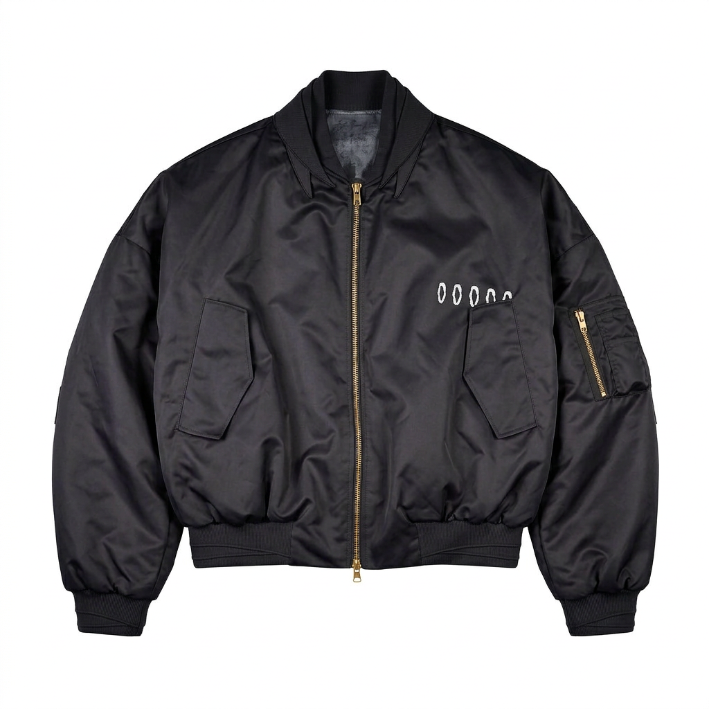 ‘U.N.B.S.C.’ Bomber Jacket (Black)