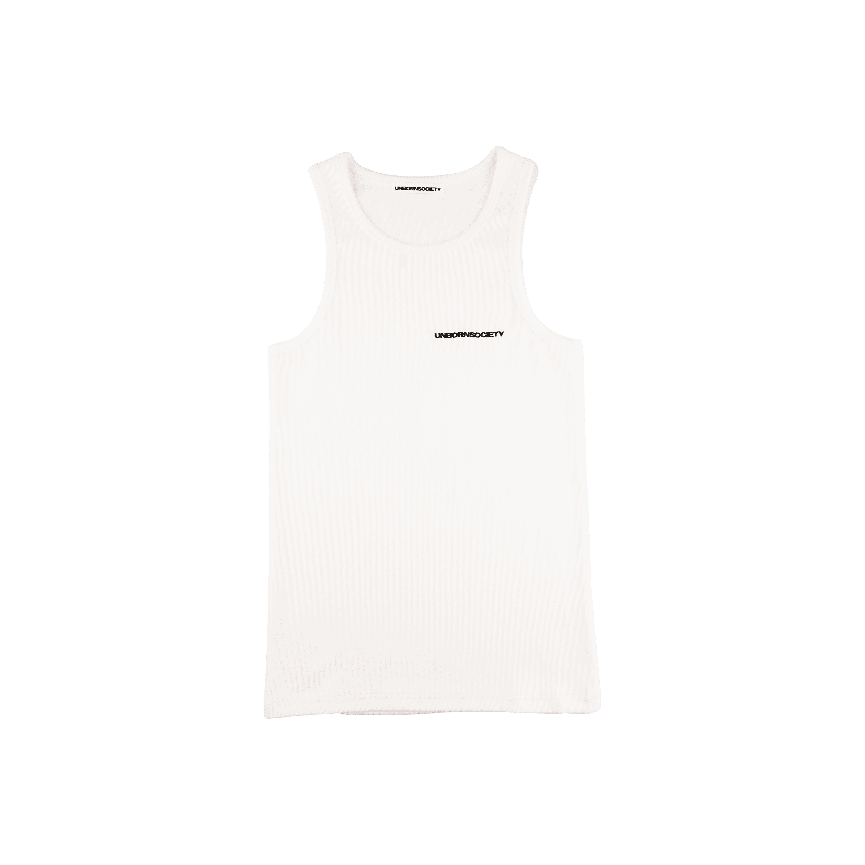 UNBORNSOCIETY LOGO TANK-TOP (White)
