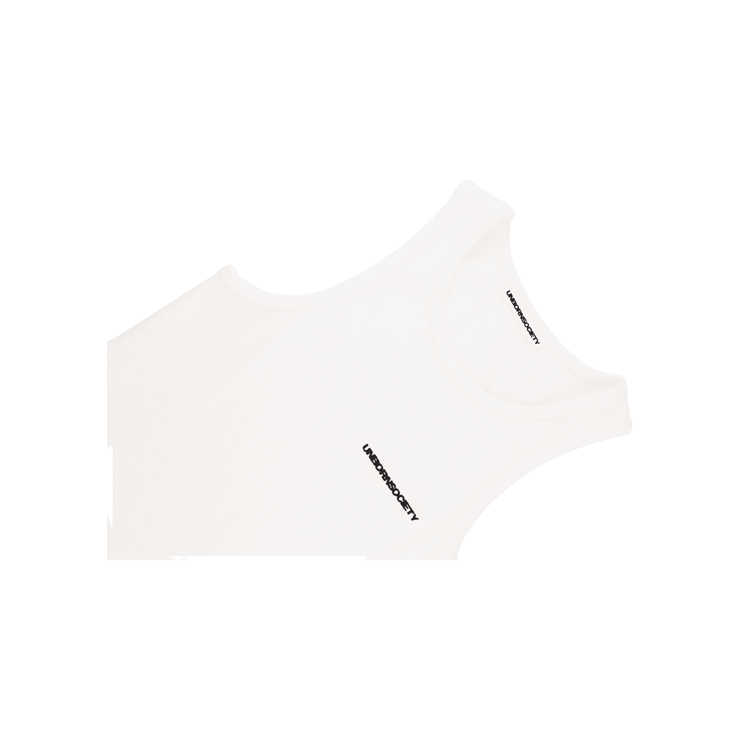 UNBORNSOCIETY LOGO TANK-TOP (White)