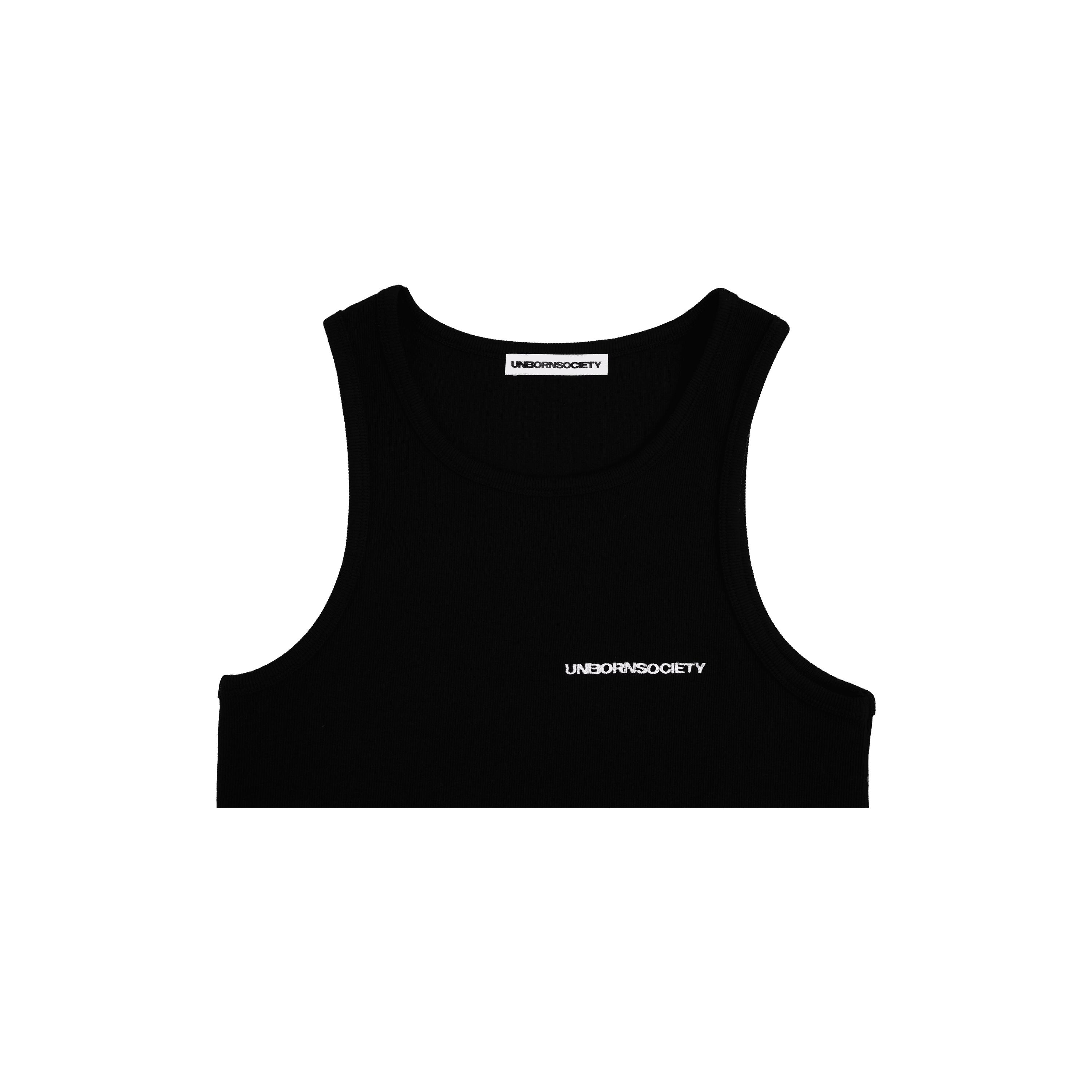 UNBORNSOCIETY LOGO TANK-TOP (Black)