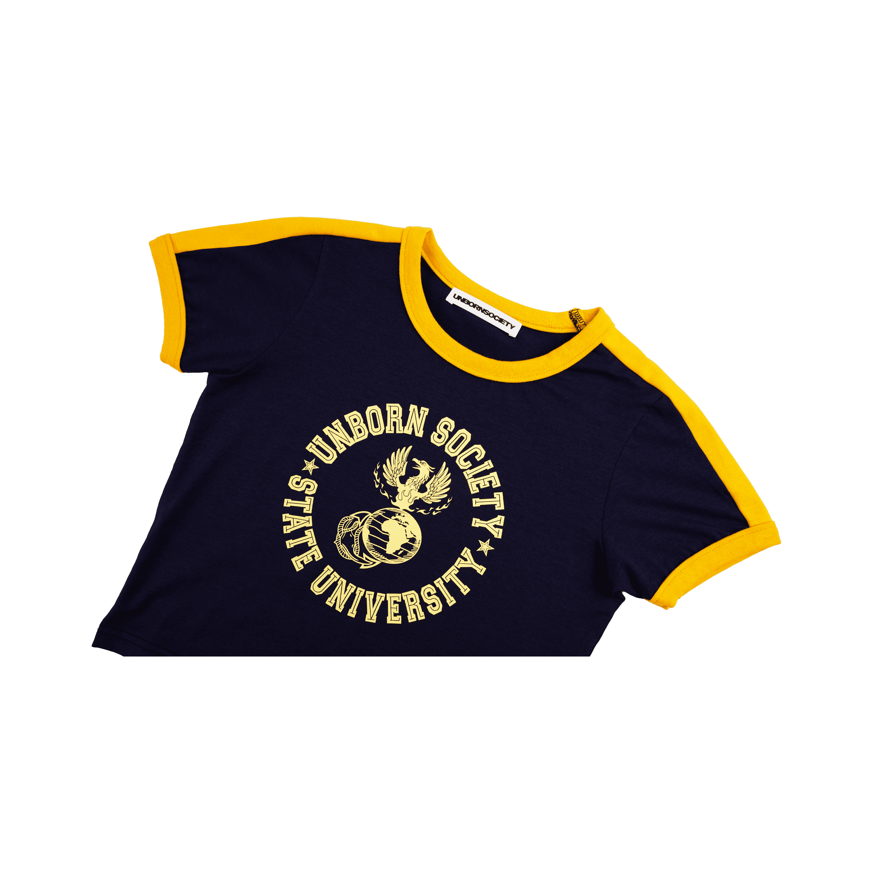 UNBORN SOCIETY STATE UNIVERSITY RINGER TEE
