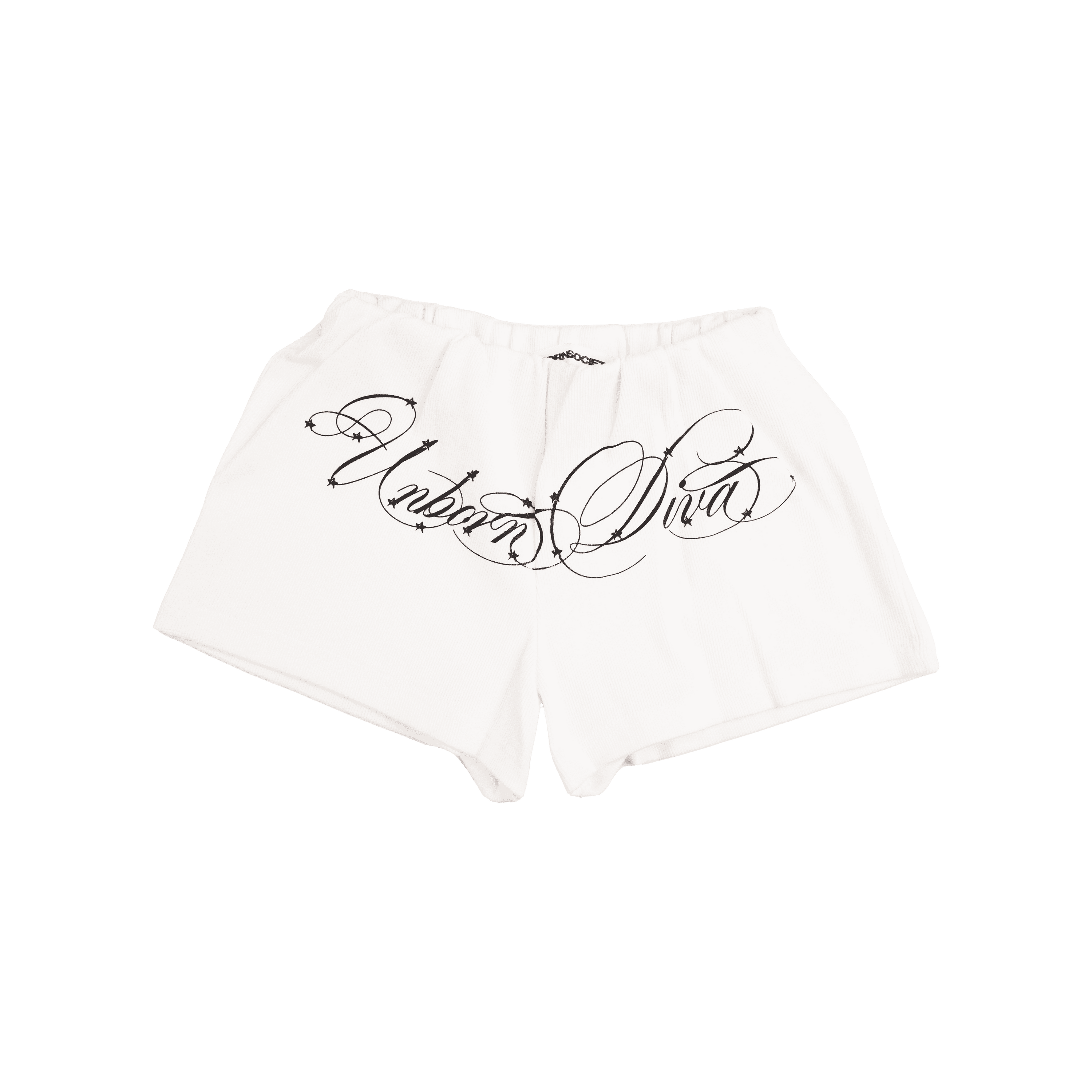 UNBORN DIVA BABY SHORTS (White)