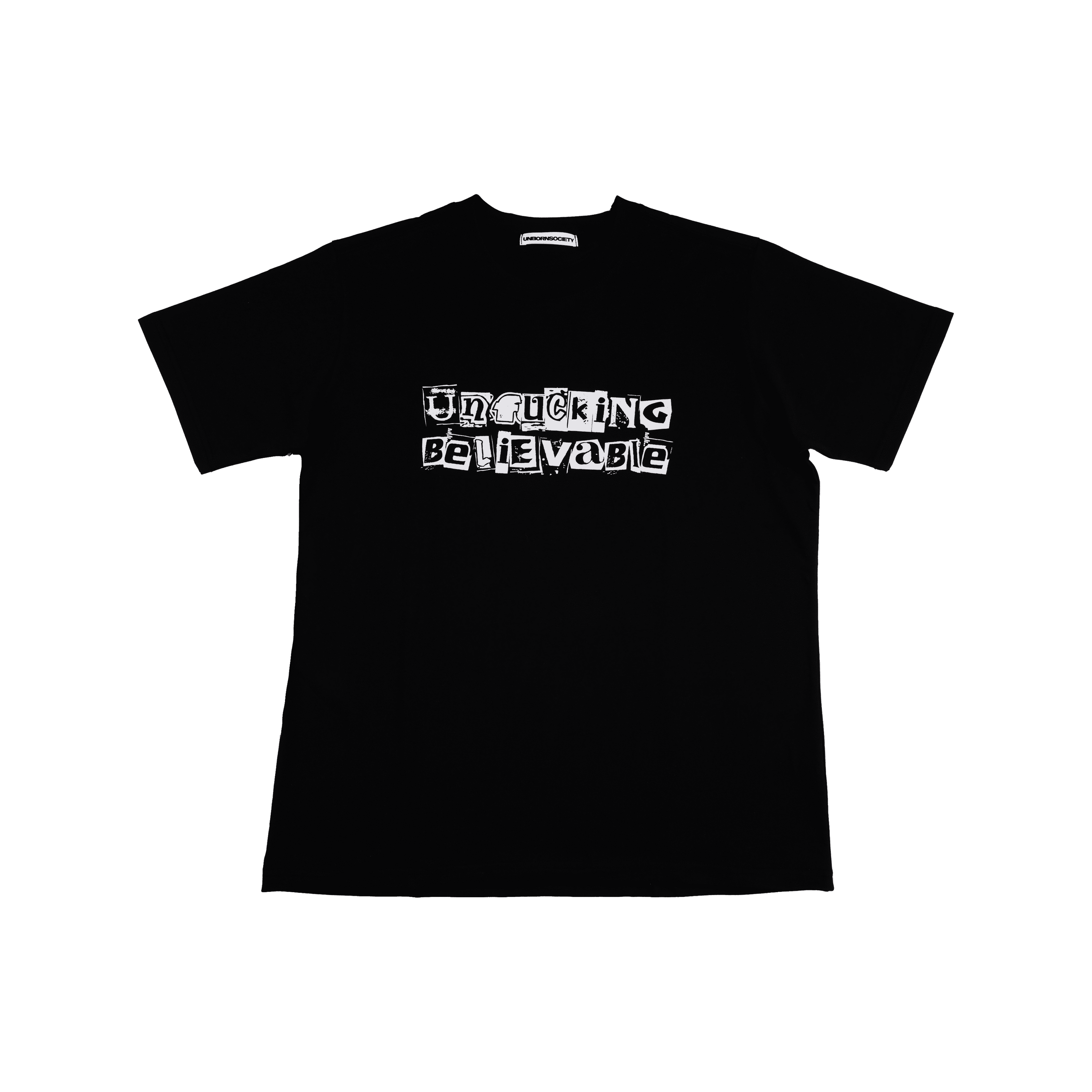 UNFUCKING BELIEVABLE LOGO T-SHIRT (Black)