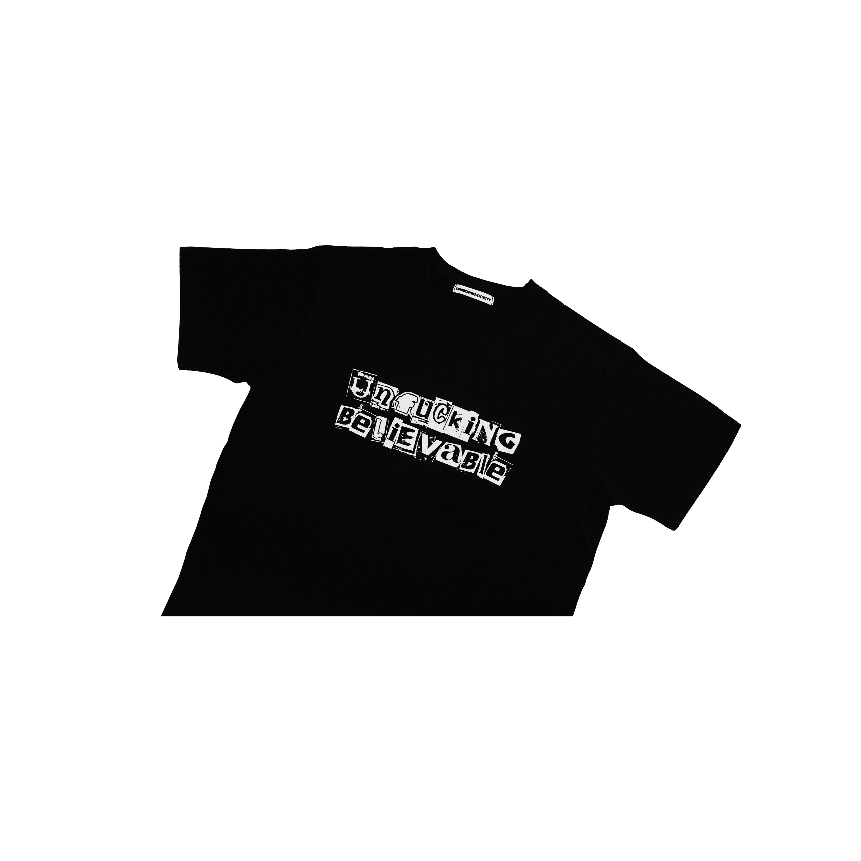 UNFUCKING BELIEVABLE LOGO T-SHIRT (Black)