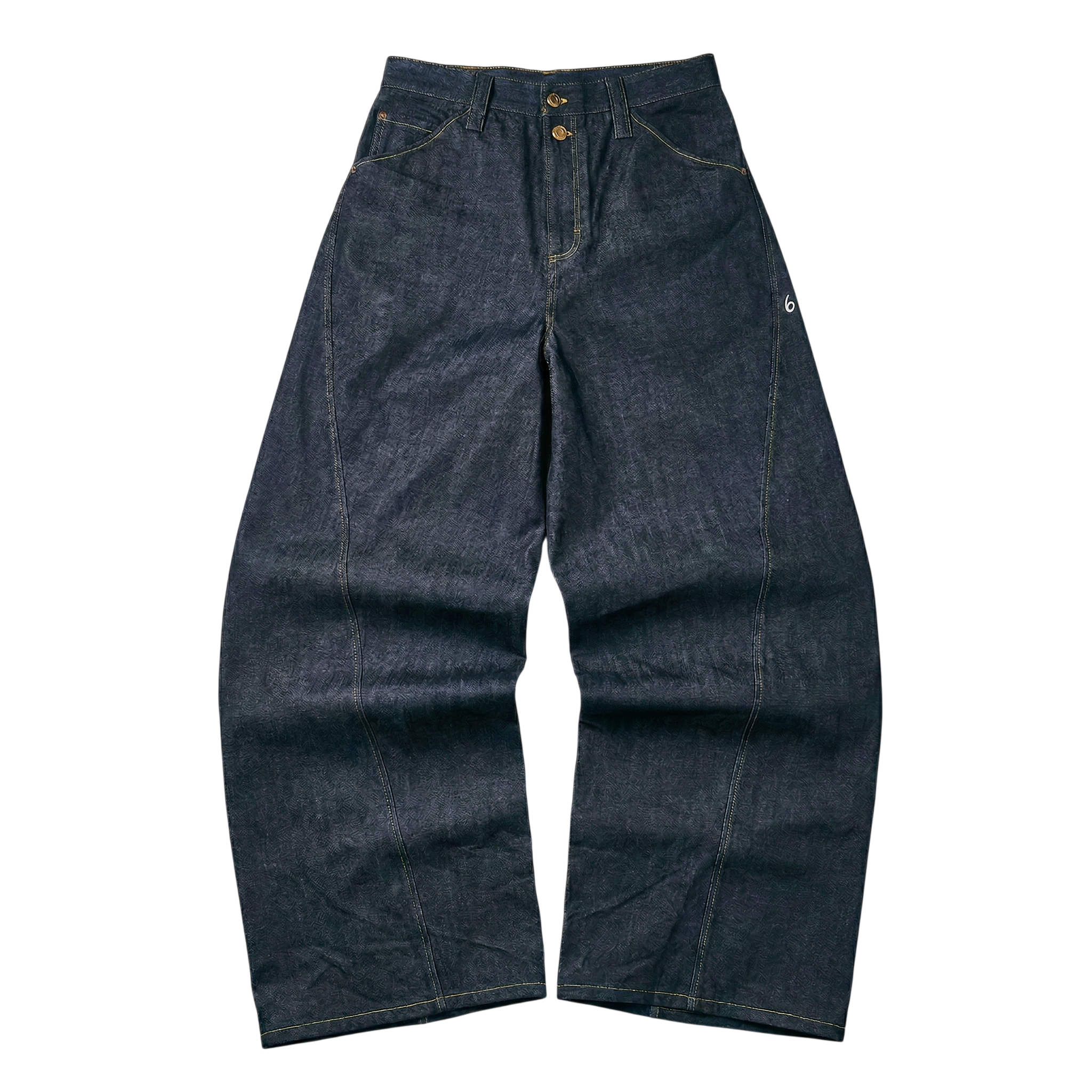 ‘622973’ Raw Denim Cotton Pants
