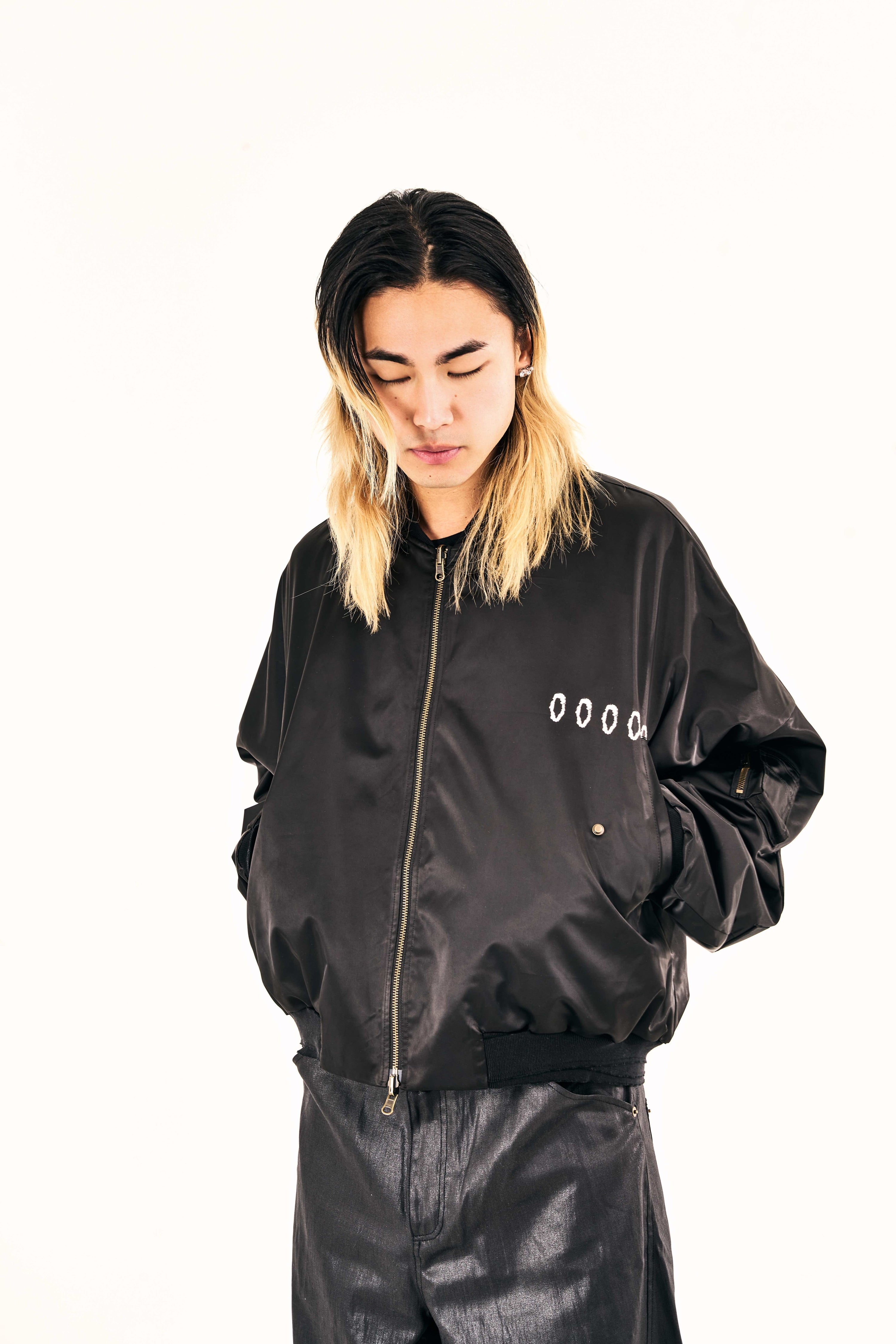 ‘U.N.B.S.C.’ Bomber Jacket (Black)