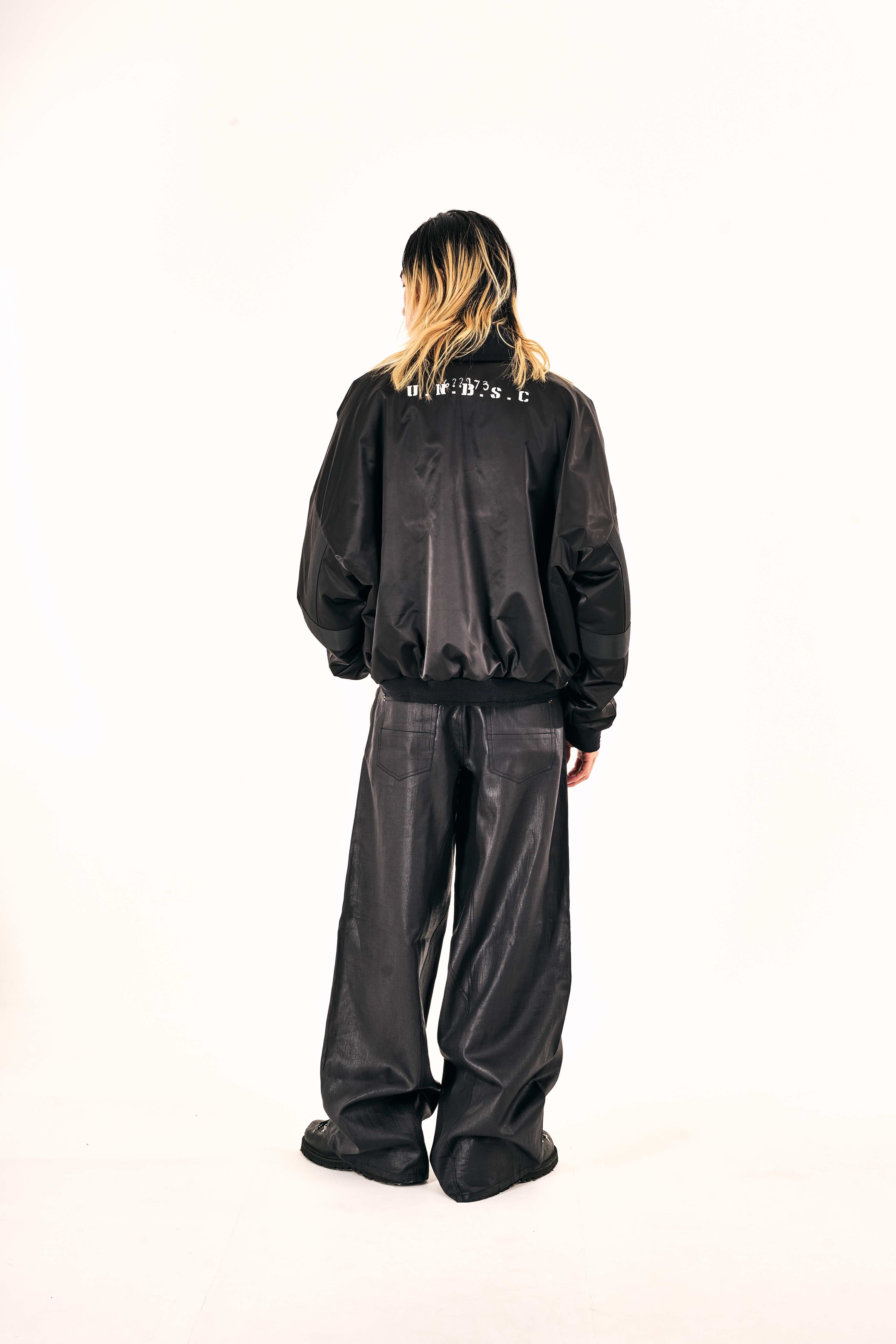 ‘U.N.B.S.C.’ Bomber Jacket (Black)