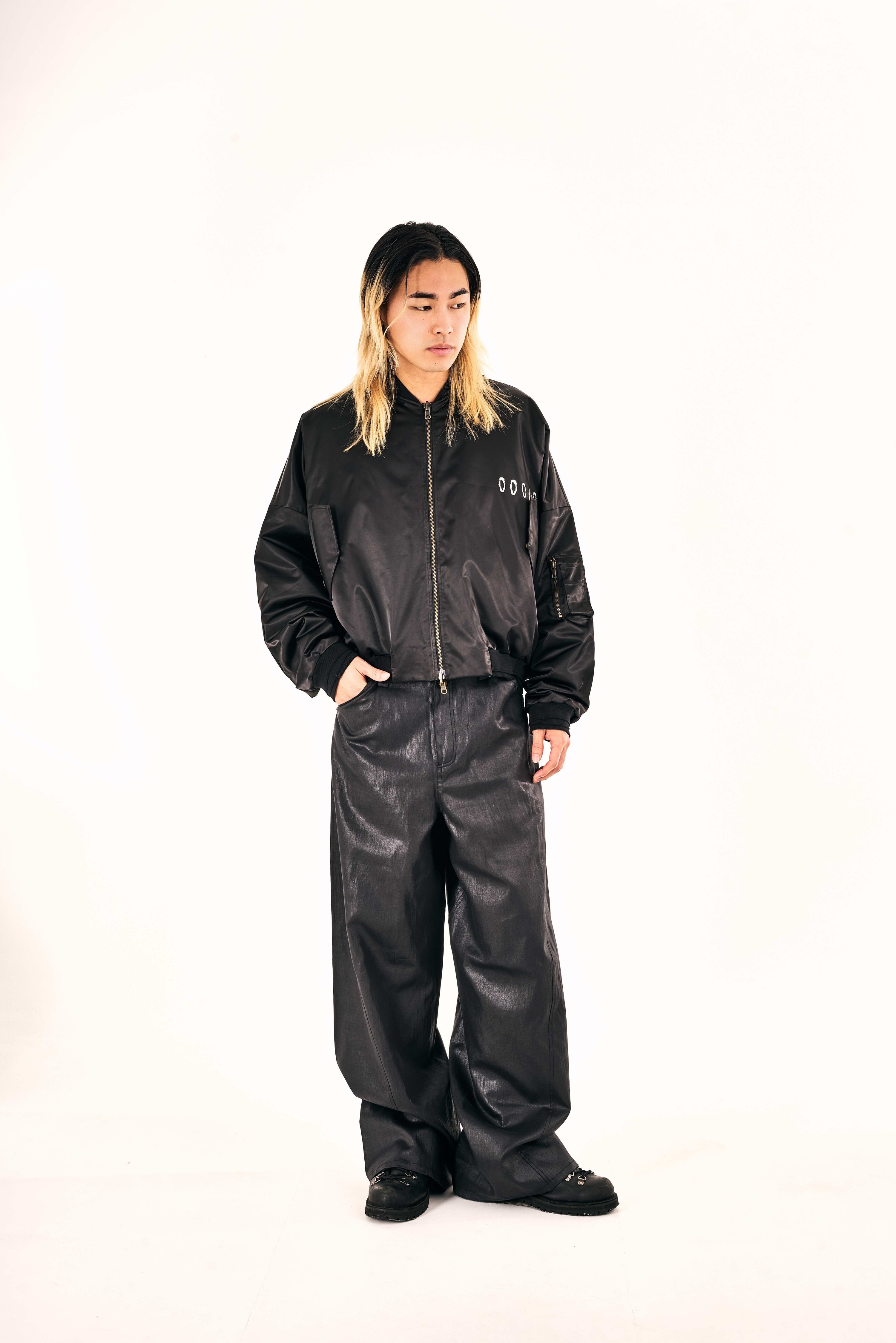 ‘U.N.B.S.C.’ Bomber Jacket (Black)